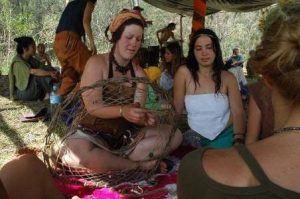 women in the rainbow